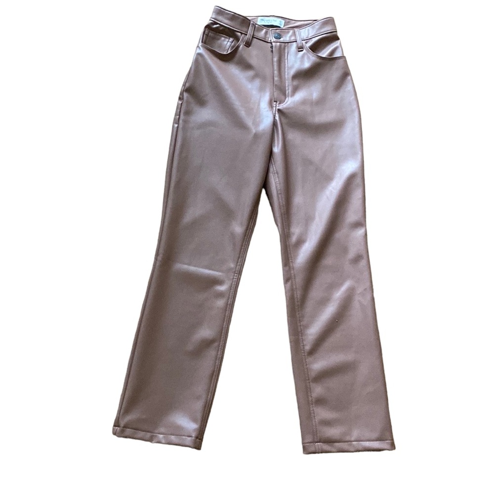 Abercrombie & Fitch vegan 🌱 leather pants in curve love 25S